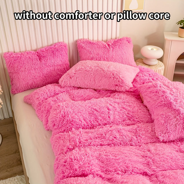 Pink Solid Color Bedding Set - Soft & Stylish Comfort