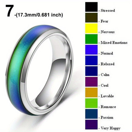 Mood Ring with Thermal Stone