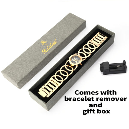 Elegant Golden Women's Quartz Watch