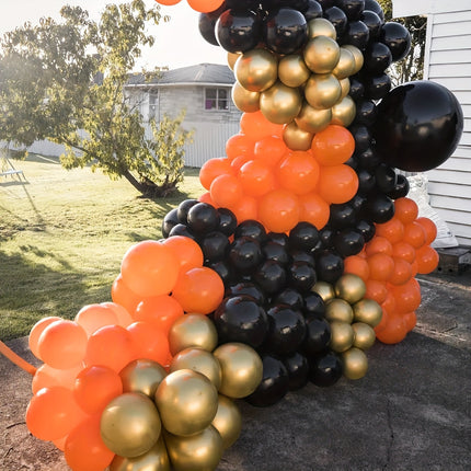 114pcs Orange Latex Balloons – Perfect for Fall Parties