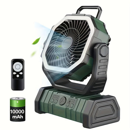 Portable Camping Fan with Light – Cooling Anywhere
