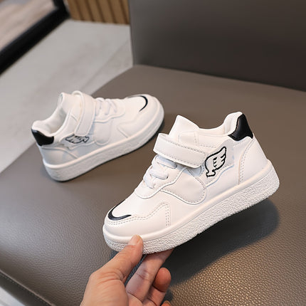 Girls' Heart Print Slip-On Sneakers