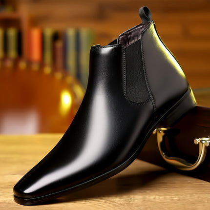 Trendy Pointed Toe Chelsea Boots