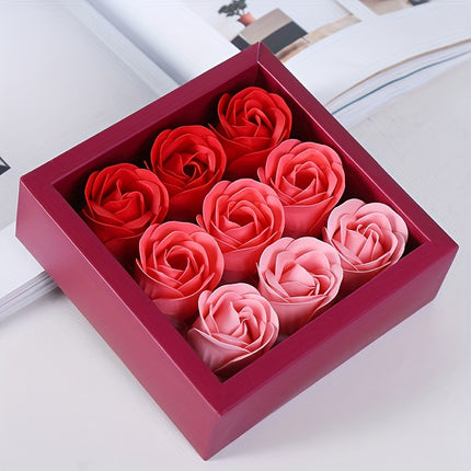 9pcs Soap Flower Gift Box – Perfect for Special Occasions