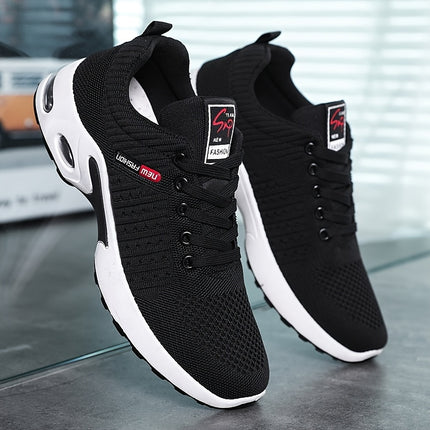 Men’s Breathable Knitted Sports Shoes