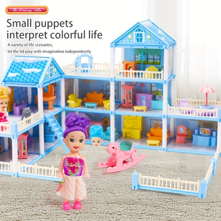 Deluxe 4-Story Dollhouse Playset – Magical Pretend Play Fun