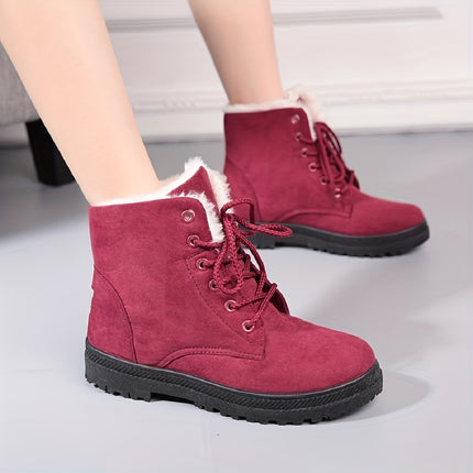 Cozy Plush Lined Snow Boots