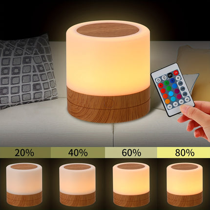 Shenzhi Tech LED Touch Night Lamp - Color-Changing Mood Light