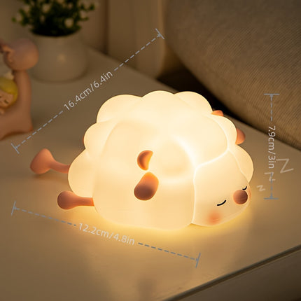 Pink Sheep LED Night Light – Cozy Glow, Anytime - Monti Bargains