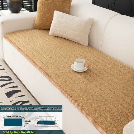 Bohemian Chic Plush Sofa Cover – Cozy, Stylish Protection