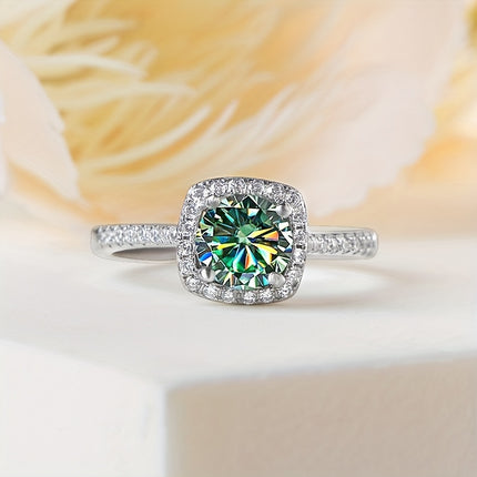 Moissanite 925 Sterling Silver Jewelry Set