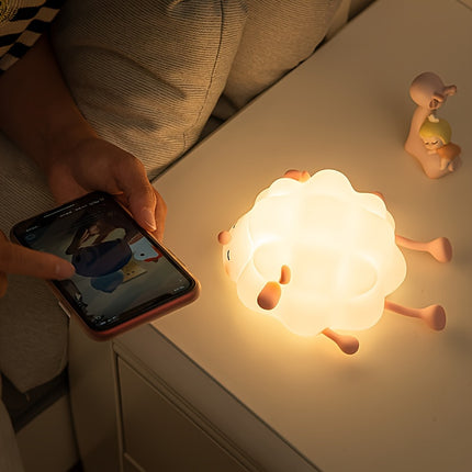 Pink Sheep LED Night Light – Cozy Glow, Anytime - Monti Bargains