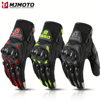 Breathable Summer Motorcycle Gloves – Non-Slip Touch Screen