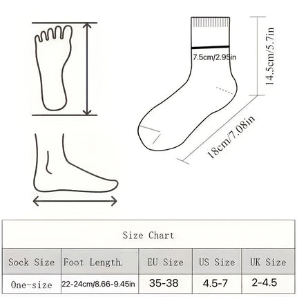 Women's Mid-Calf Rabbit Label Socks (4 Pairs)