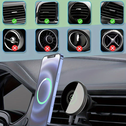 Magnetic Wireless Car Charger Mount for Fast Charging