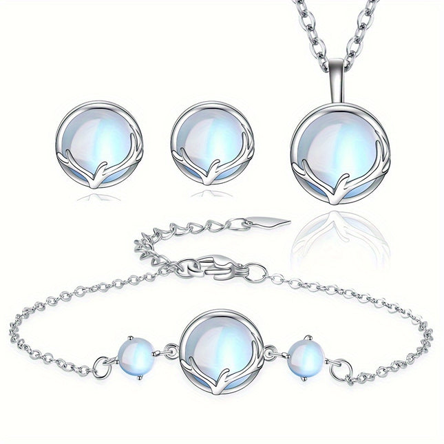 Elegant Moonstone Jewelry Set