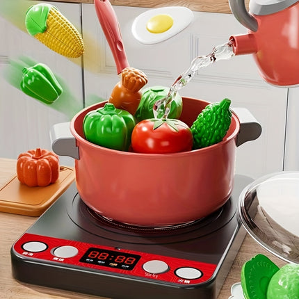 Compact Pretend Play Kitchen Set – Fun for Kids
