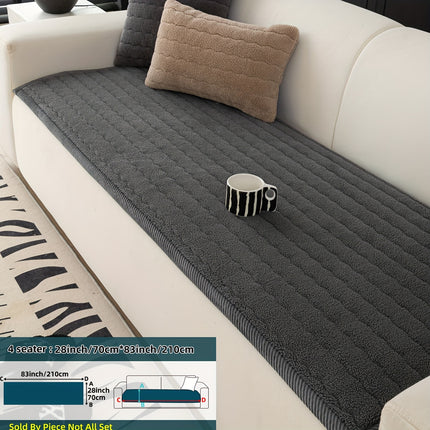 Bohemian Chic Plush Sofa Cover – Cozy, Stylish Protection