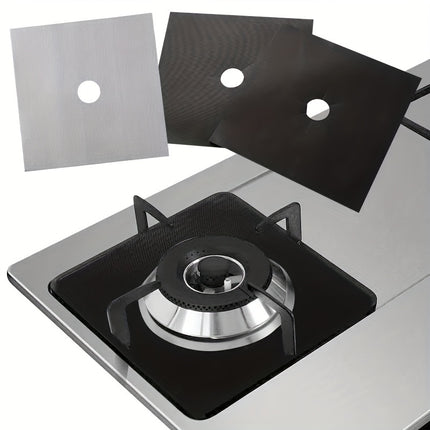 4pcs Double Thickness Non-Stick Stove Burner Covers