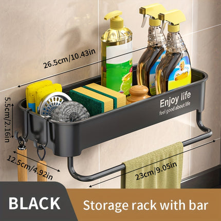 Easy-Install Thick Kitchen Sink Organizer - No-Drill Storage