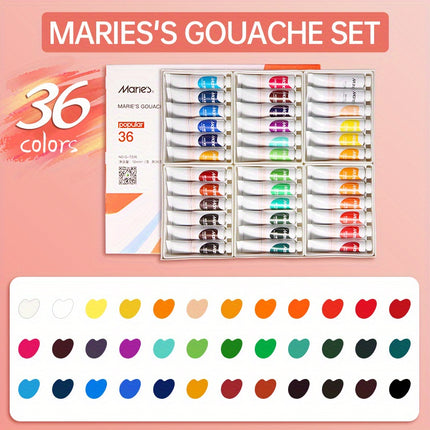 Marie's Gouache Paint Set: Vibrant Artist Colors