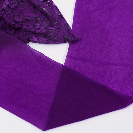 Anti-Slip Lace Thigh-High Stockings