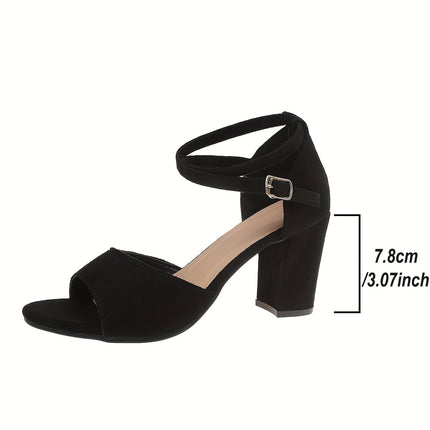 Trendy Chunky Heel Sandals – Summer Chic