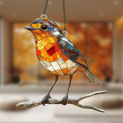 Robin Suncatcher Charming Decor for Nature Lovers