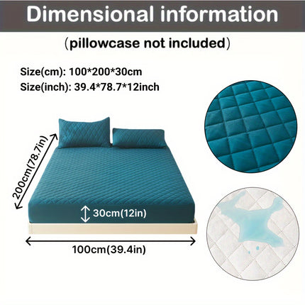 3-Layer Quilted Waterproof Fitted Sheet Protector