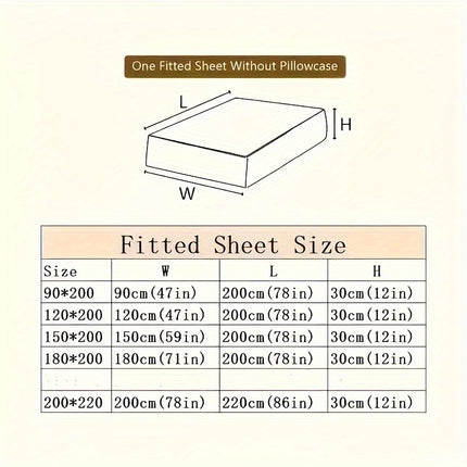 Luxurious Taffeta Fitted Sheet – Warm, Elegant Winter Comfort