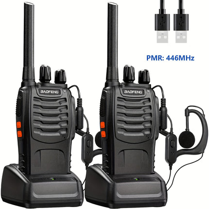 2pcs Handheld Two-Way Radios