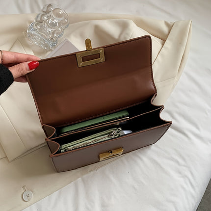 Chic Vintage Square Crossbody Bag