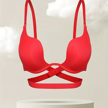 Simple Solid T-Shirt Bra