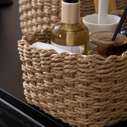 4pcs Woven Storage Basket Set