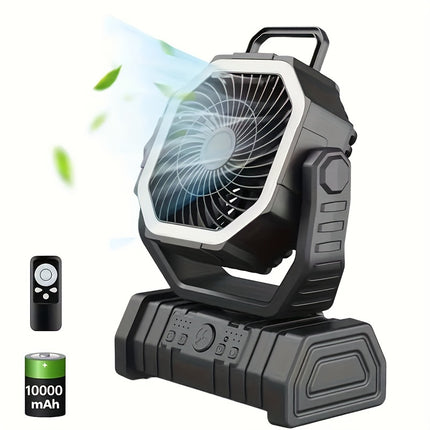 Portable Camping Fan with Light – Cooling Anywhere
