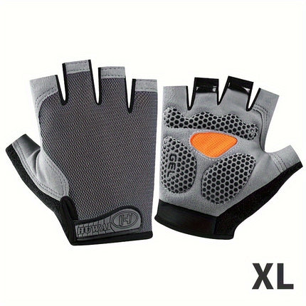 Breathable Half-Finger Sports Gloves for Cycling & Fitness