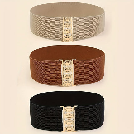 3pcs Wide Elastic Belt Set