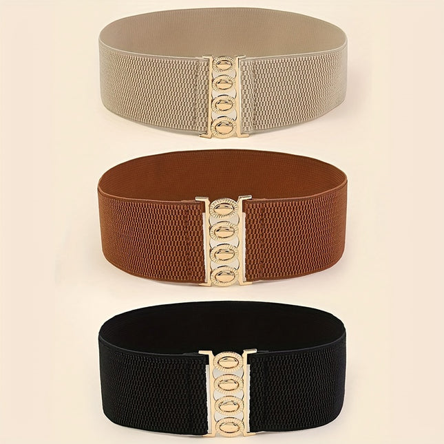 3pcs Wide Elastic Belt Set