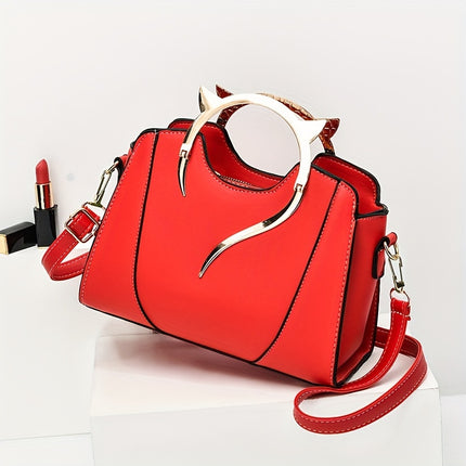 Elegant Cat Ear Tote Satchel