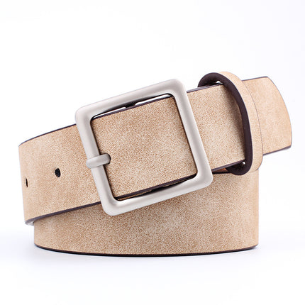 Women’s PU Leather Square Belt