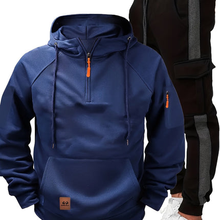 2pcs Men's Fall/Winter Sportswear Set