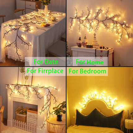 Willow Vine Lights - Enchanting Tree Decor for Any Occasion