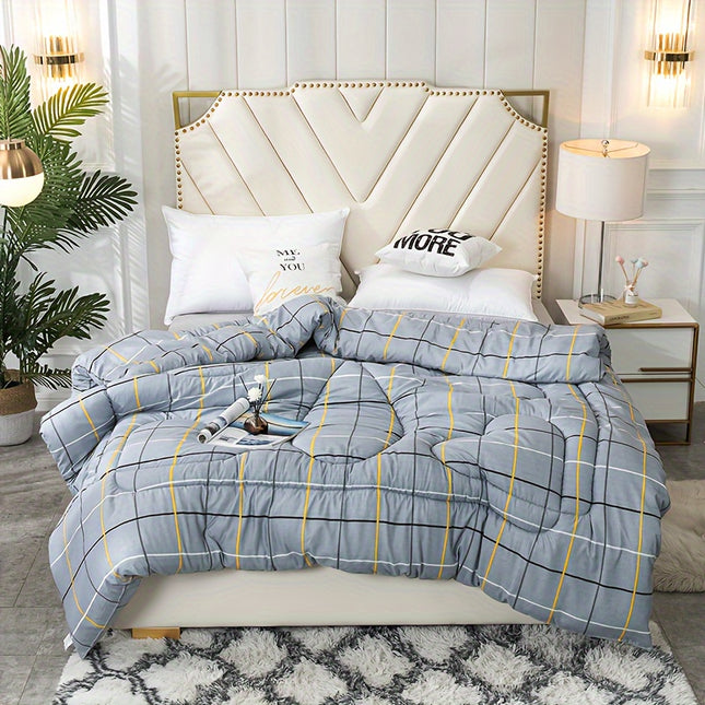All-Season Geometric Comforter - Soft & Hypoallergenic