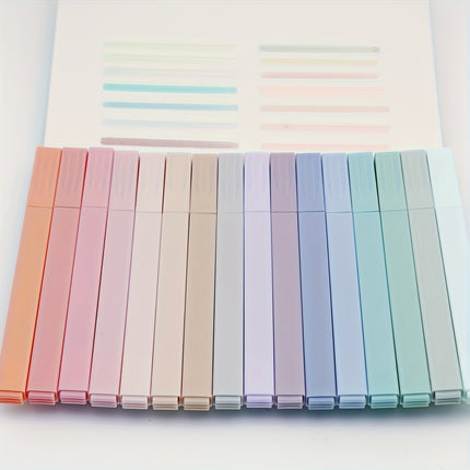 16pcs Pastel Highlighter Set - No Bleed