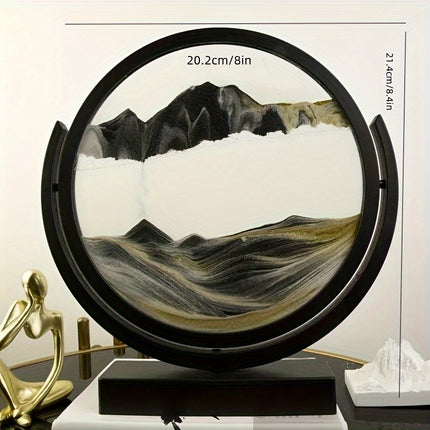 Angel-Themed 3D Glass Sand Art - Mesmerizing Decor Gift