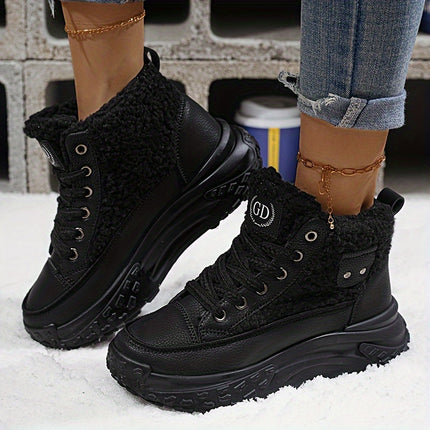 Women's Cozy Plush Snow Boots