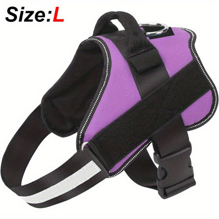 Reflective No-Pull Dog Harness with Easy-Grab Handle - Monti Bargains