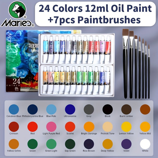 Marie's 31pc Oil Paint Set