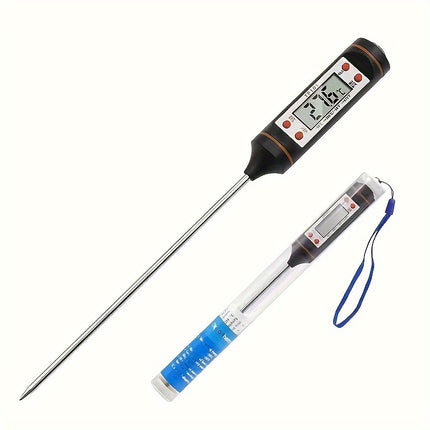 Instant Read Digital Thermometer - Perfect for BBQ & Baking