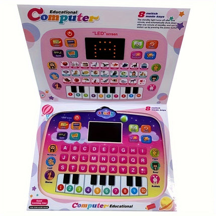 Kids Learning Tablet with LED Screen - Monti Bargains
